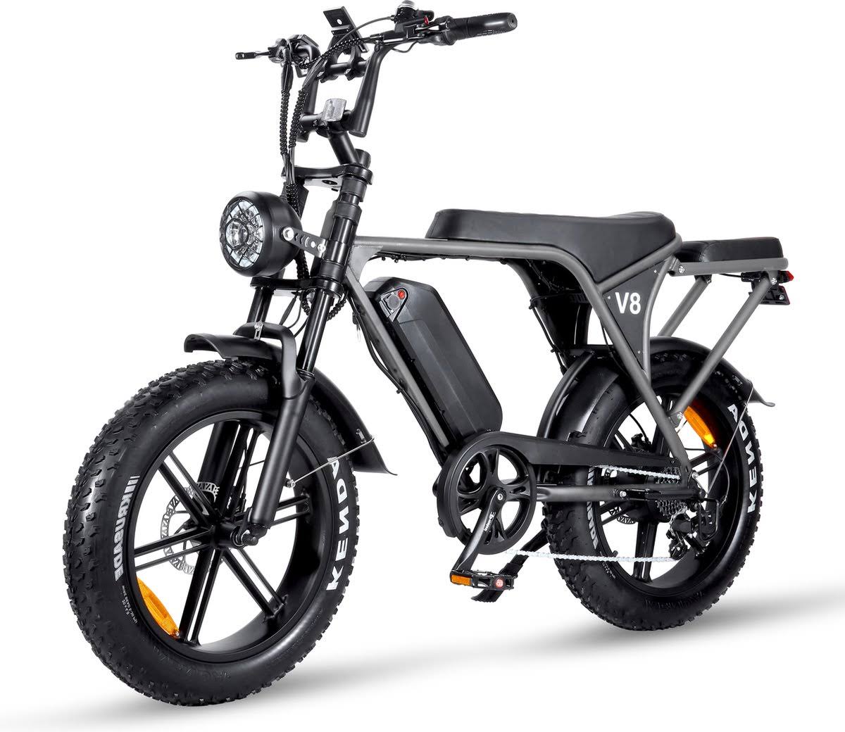 Ouxi V8 | Grijs | 2024 | Elektrische Fatbike | 250W