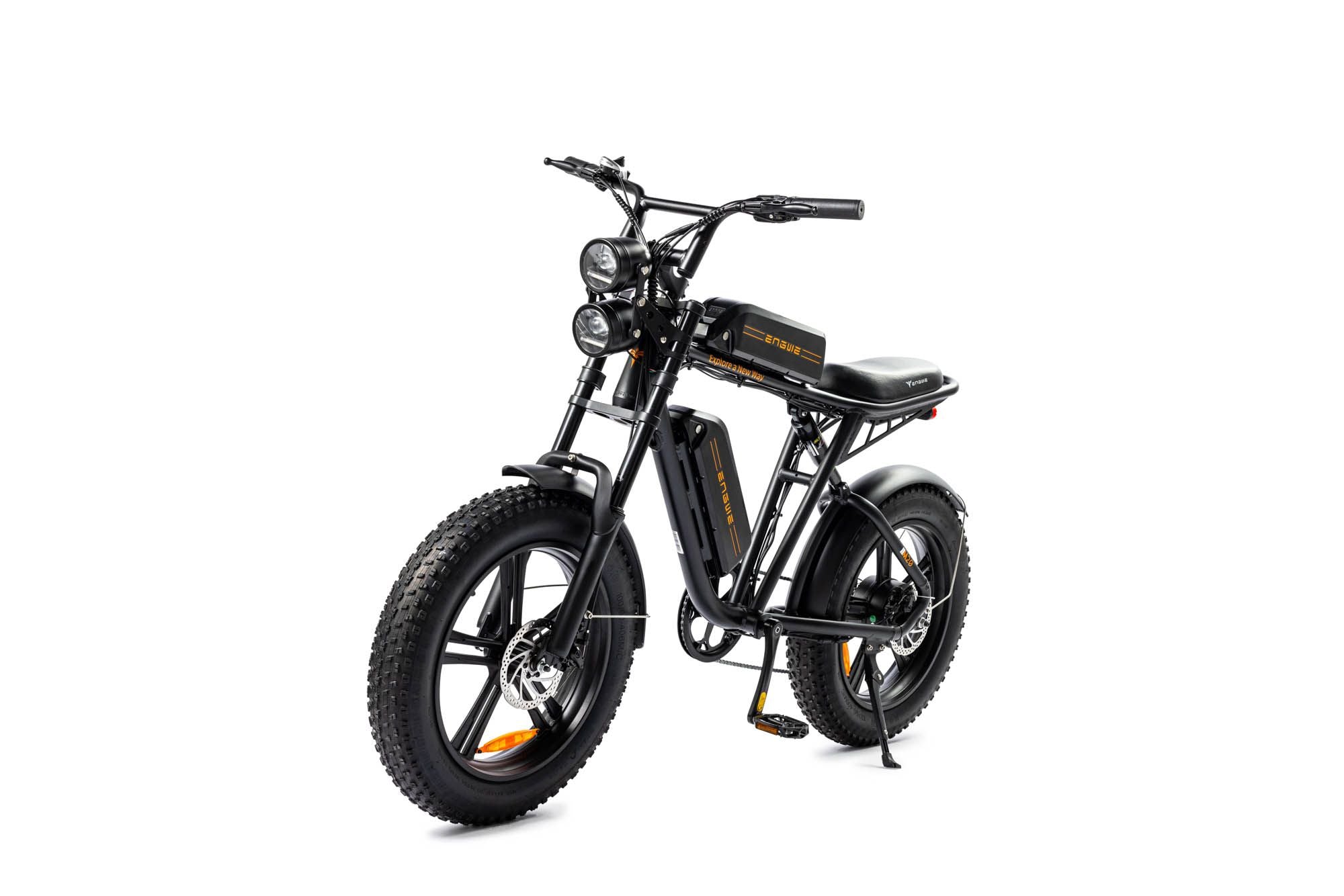 Engwe M20 | Zwart | Fatbike | 250W | Dubbele Accu