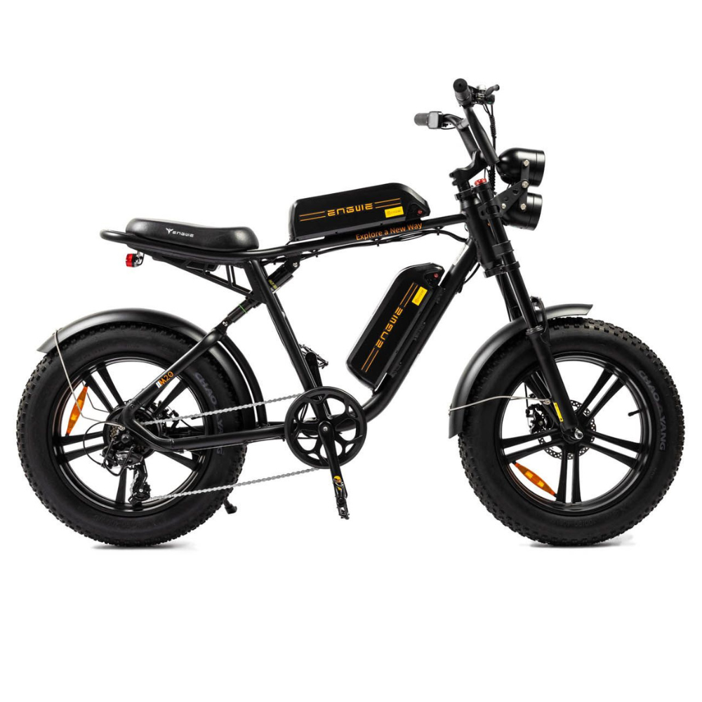 Engwe M20 | Zwart | Fatbike | 250W | Dubbele Accu