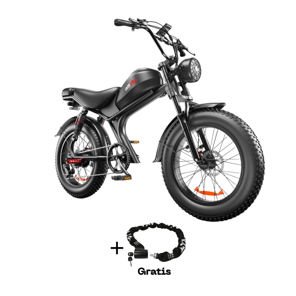 Emoko C93 Fatbike Zwart