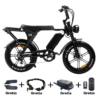 Ouxi V8 Fatbike Zwart